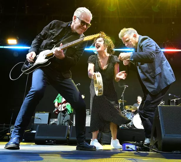 On The Waterfront concert as Deacon Blue performed at the Pier Head in 2024. 