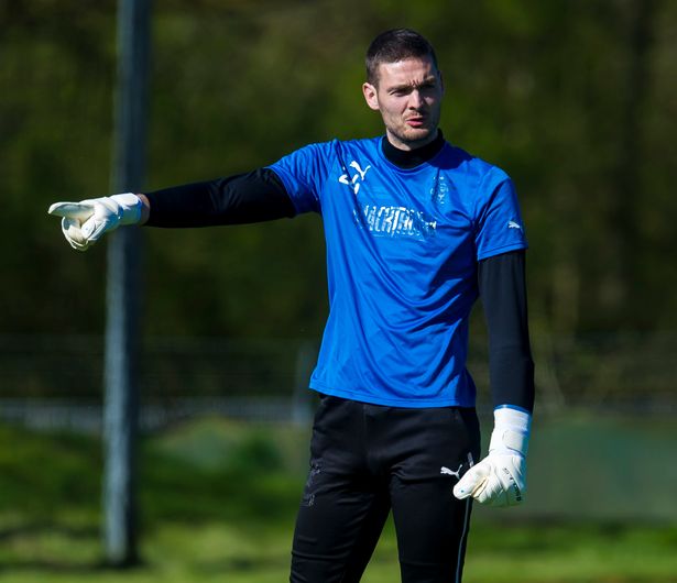 Craig Gordon trains with Rangers over ten years ago