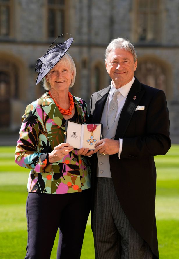 Alan Titchmarsh and wife