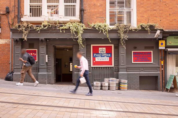  Post Office Vaults in Pinfold Street near Victoria Square in Birmingham has closed for the final time 