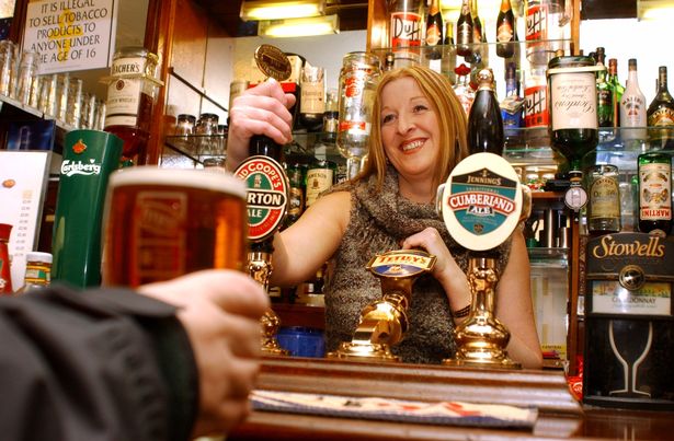 Carol ross landlady of the roscoe head pub roscoe street liverpool which has received an award from camra, 2007