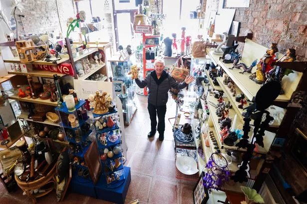 Gary Sharp, owner of Not Just Vintage in Birkenhead