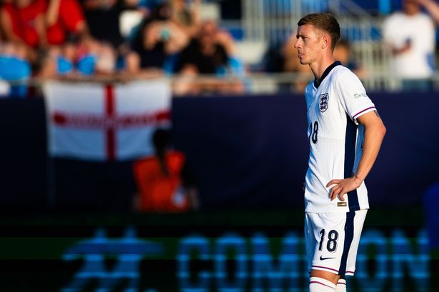 Birmingham City striker Jay Stansfield in action for England under-21s