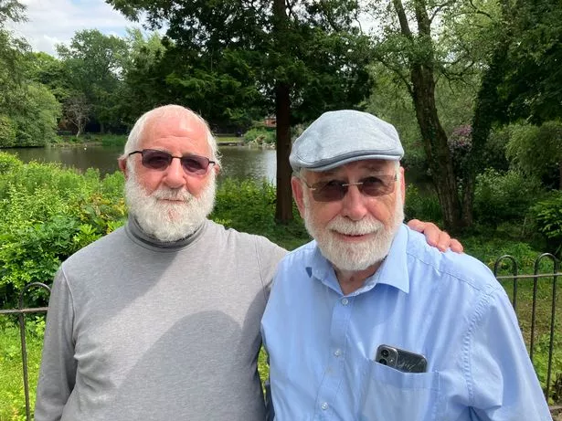 Lennie Hommel (R) and Joseph Michelow (L).