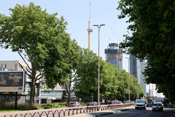 A skyscraper could be built near Regent Road in Salford.