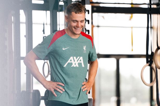 Florian Wirtz is unveiled as a Liverpool player