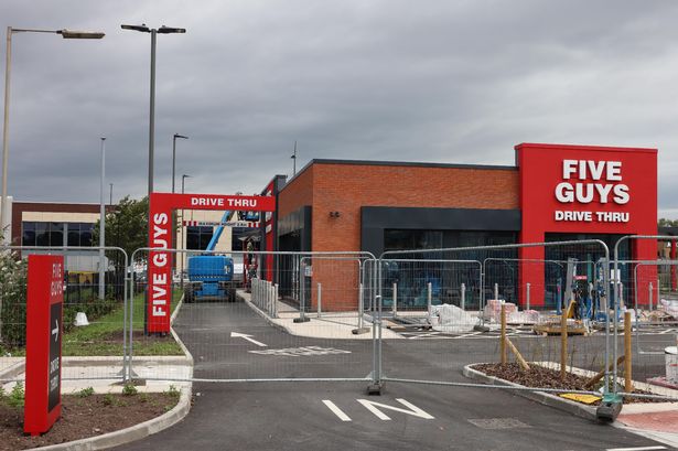 Five Guys Drive Thru is set to open on Edge Lane