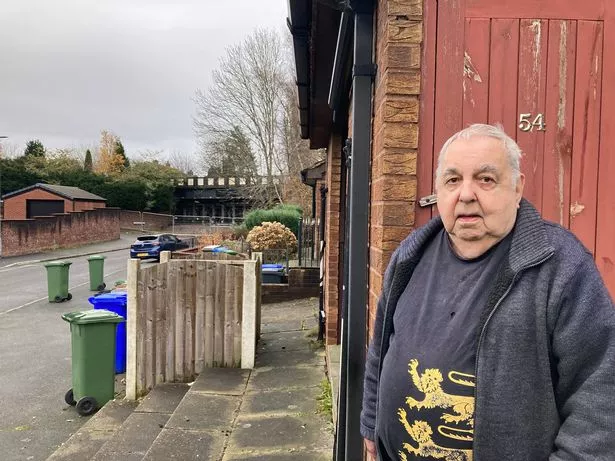 Joe Hart, 80, a Sidmouth Street resident