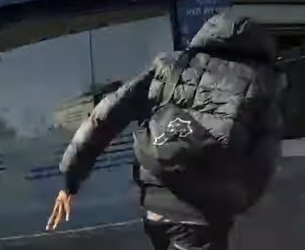 Marcus O’Garro tries to flee officers