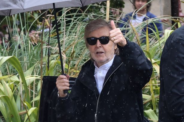 Sir Paul McCartney as he arrived at LIPA today