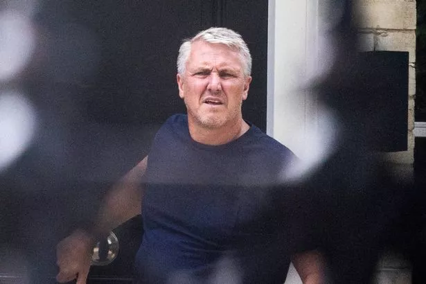 Lee Clark outside his home in Jesmond