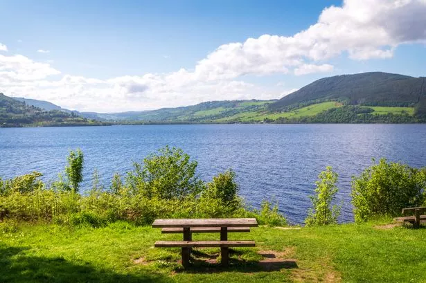 This is a photo of lake Loch Ness in Scotland, United Kingdom