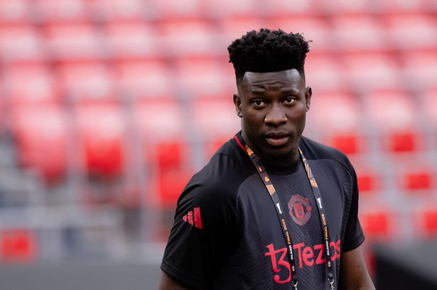 Andre Onana in action for Man Utd. 