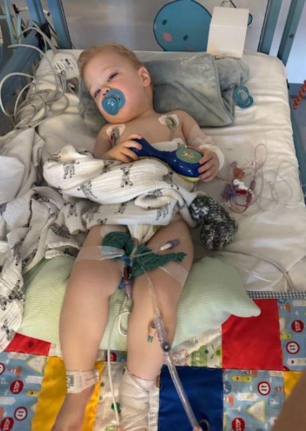 Finley Robson who has been diagnosed with Atypical Teratoid Rhabdoid Tumor (ATRT)