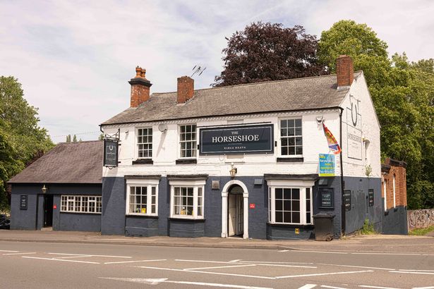 Photo shows the front of the pub
