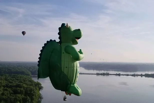 Oggy the Friendly Dragon is coming all the way from Albuquerque to make his first ever appearance at the Bristol International Balloon Fiesta this August