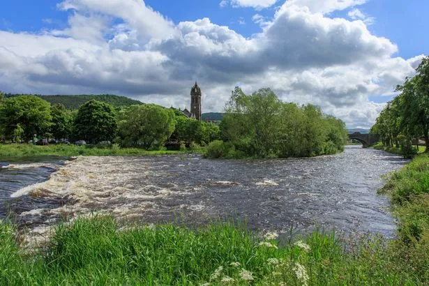 The town of Peebles lies around 20 miles south of Edinburgh, in the Borders of Scotland