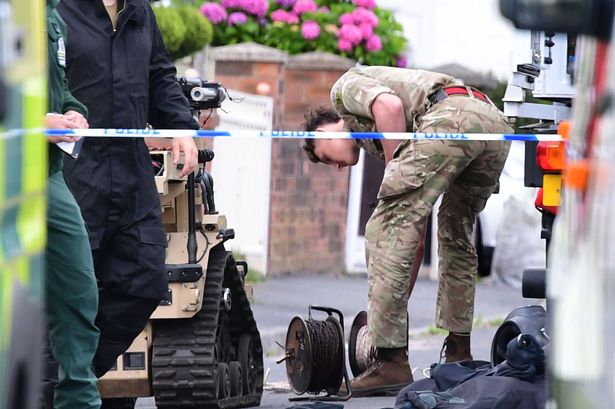 Army Bomb Disposal on Chadwick Road