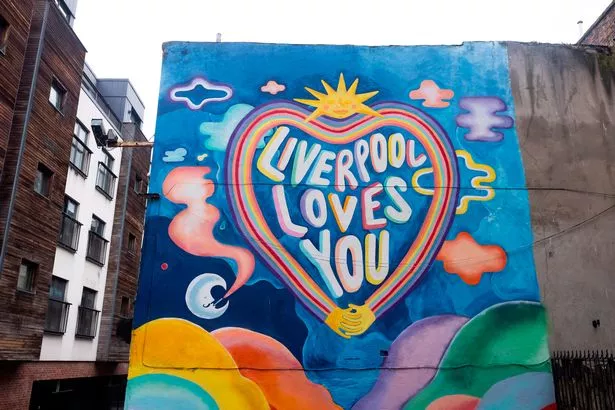A mural on Cumberland Street in Liverpool's Pride Quarter
