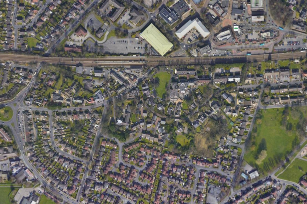 A man has been arrested after a Ford Focus collided with a number of people following an incident outside a pub