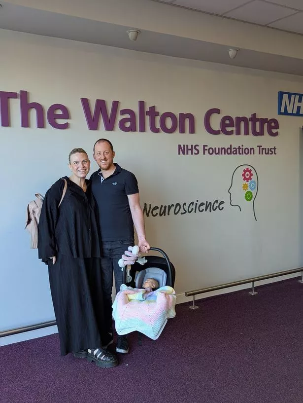 Rachel stayed at the Walton Centre for a further four months after her symptoms came back
