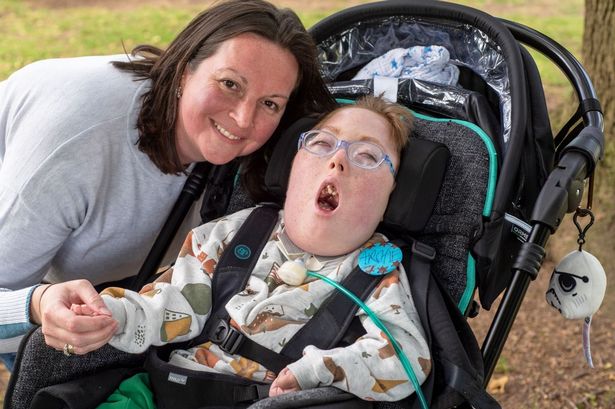 Laura McArthur with son Archie