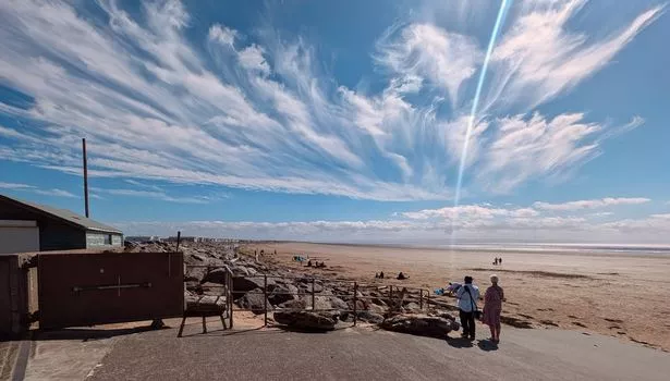 Big skies over Brean beach