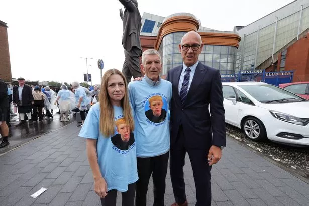 Kory's mum Elizabeth and dad Neil were supported by Rangers legend Mark Hateley 