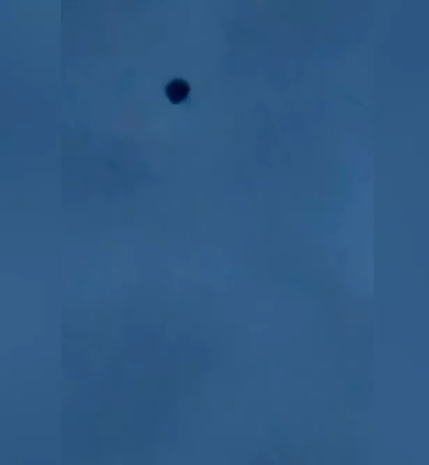 The object was round and 'completely silent'