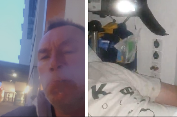 Brian spent all night in an ambulance after having a stroke. 