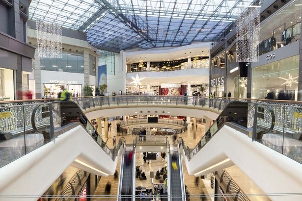 A general view of The Bullring shopping centre