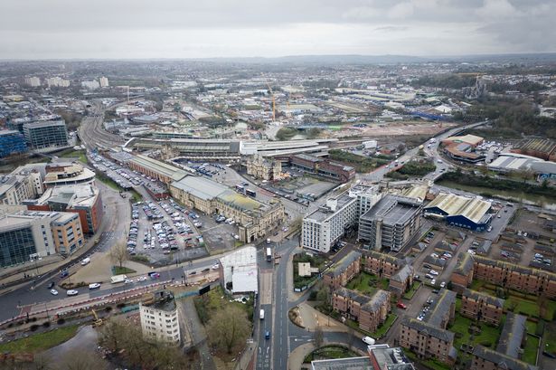 Temple Meads station and the 'Temple Quarter' area