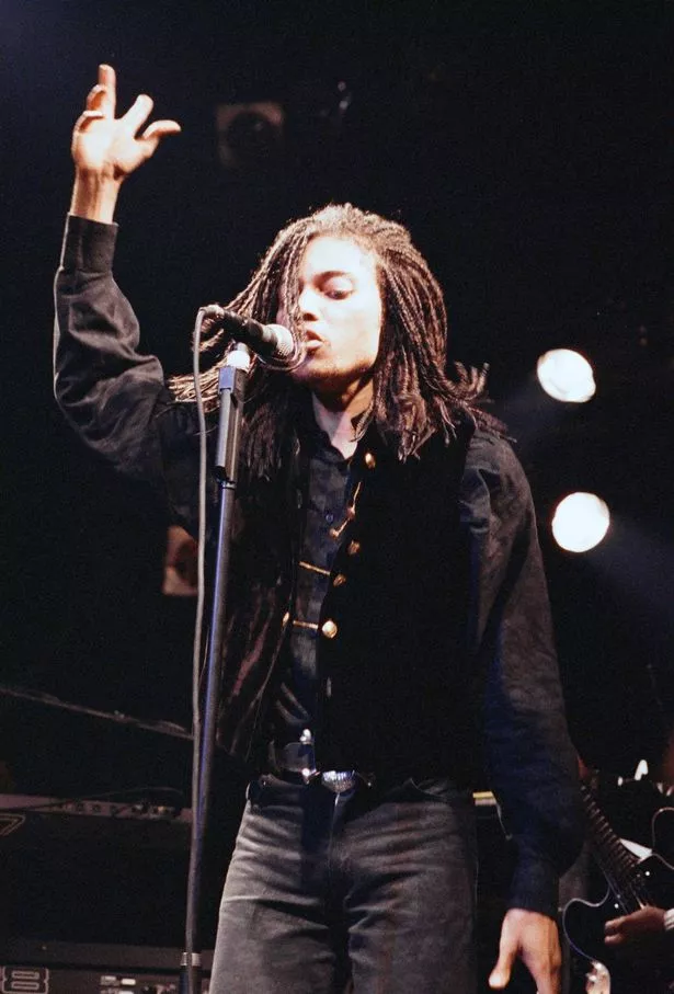Terence Trent D'Arby performing on stage during his concert at the Marquee Club in Charing Cross Road, London.
