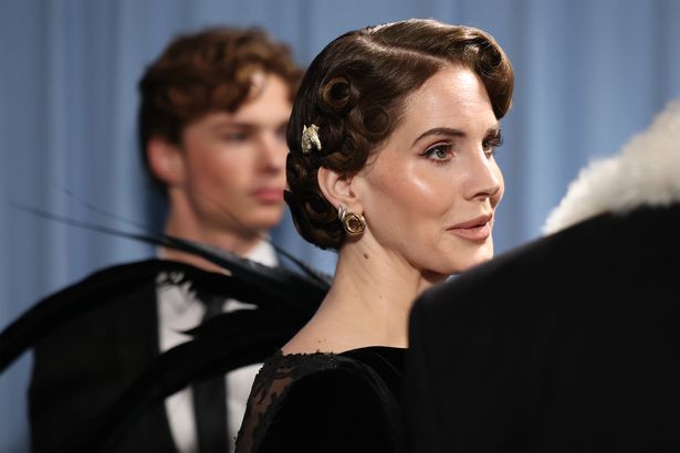 Lana Del Rey attends the 2025 Met Gala Celebrating "Superfine: Tailoring Black Style" at Metropolitan Museum of Art 