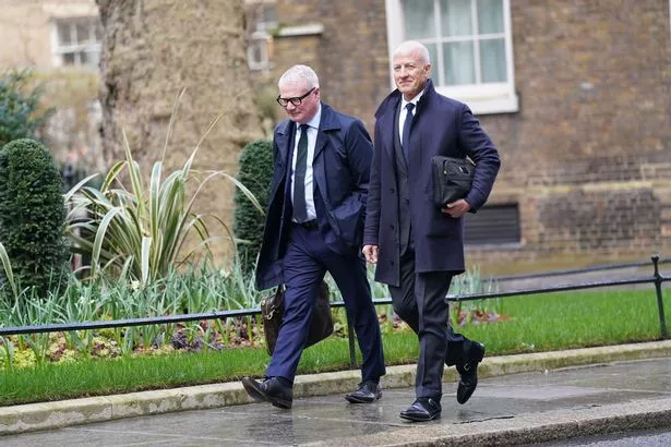 Mayor of the West Midlands Richard Parker (left) and Chairman of Birmingham City Football Club Tom Wagner