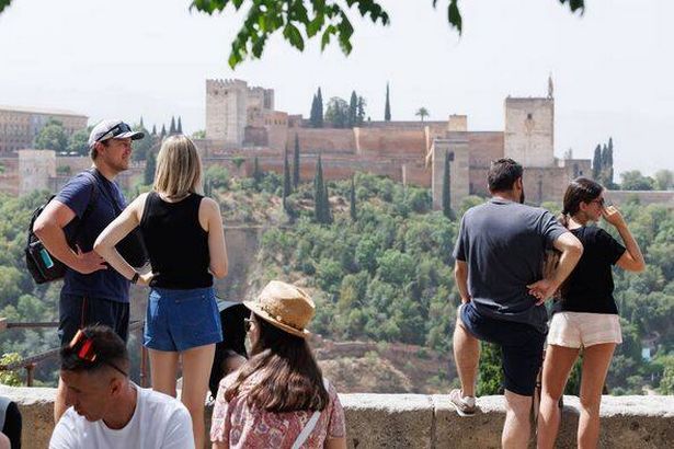 Tourists in Spain