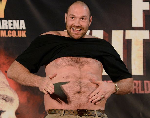 Tyson Fury would have been proud of his nephew's eating ability