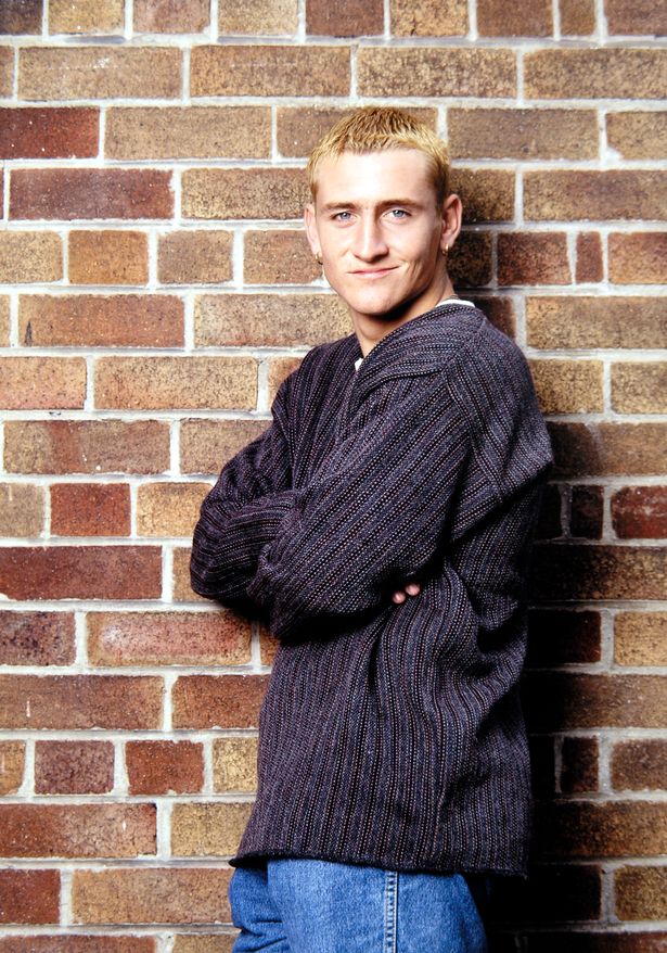 Actor Will Mellor poses during a Hollyoaks photoshoot 
December 2001