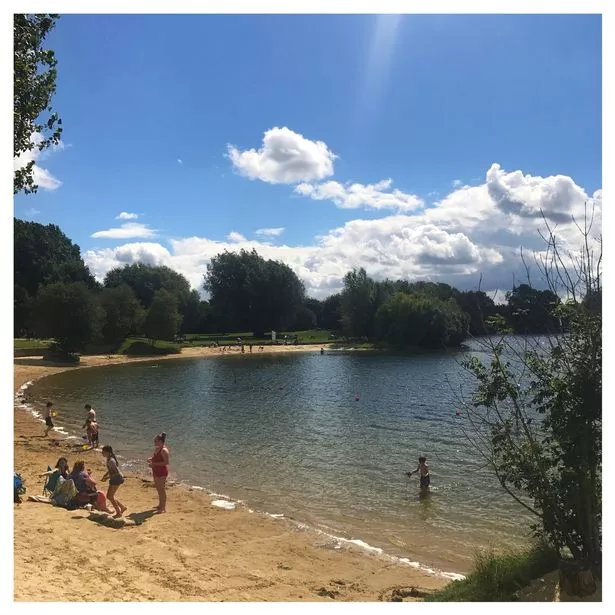 This lovely lakeside beach is just 90 minutes from Birmingham