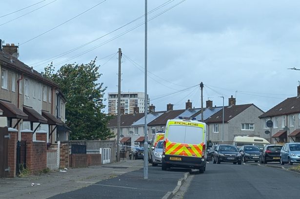 Police on Madryn Avenue, Kirkby
