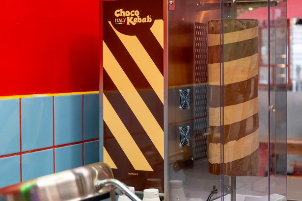 There will also be a frozen chocolate doner kebab available to order too