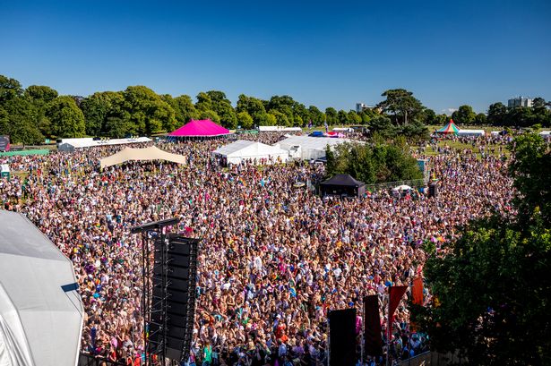 Bristol Pride Festival crowds