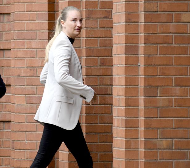Police found luxuries including nine watches and three expensive Louis Vuitton handbags after they stopped her for speeding