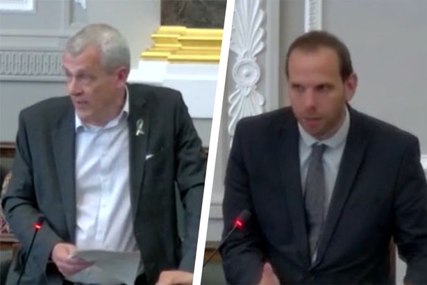 Liberal Democrat councillor Roger Harmer/Green Party councillor Julien Pritchard