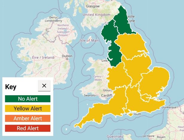 warning map