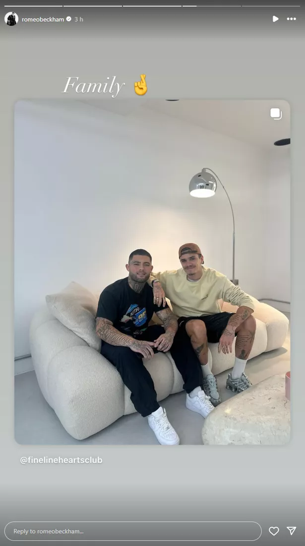 Romeo shared a pointed post about 'family'