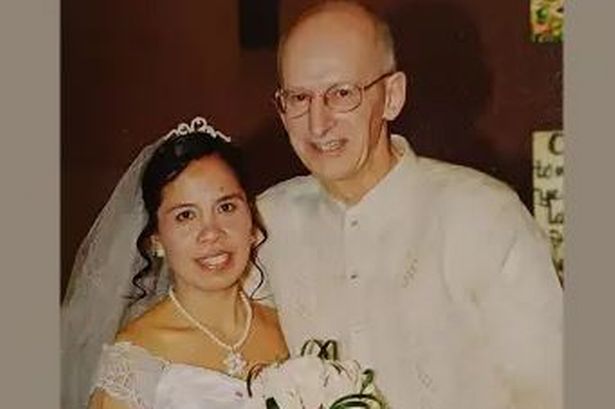 Paul Adams (right) with his wife Juliet