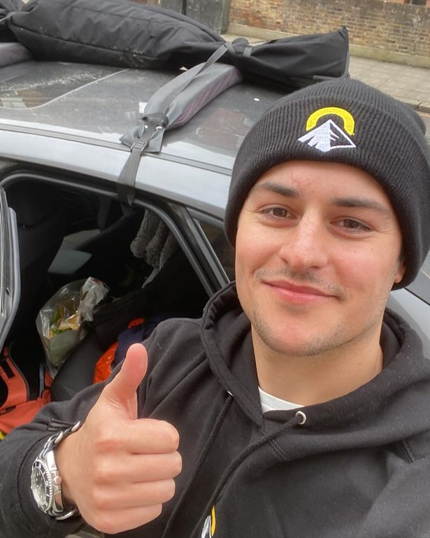 Reuben Gray thumbs up selfie