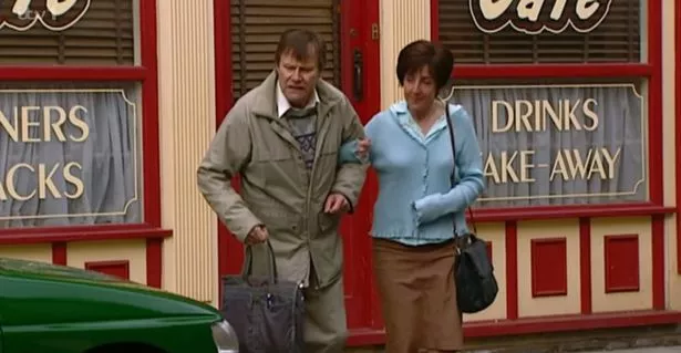 Roy and Hayley reunited on stage at the British Soap Awards 2025