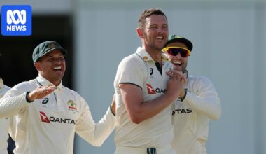 Australia completes remarkable 159-run victory over the West Indies inside three days of the first Test in Barbados